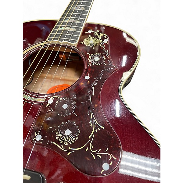 Used Gibson J200M Cherry Acoustic Electric Guitar