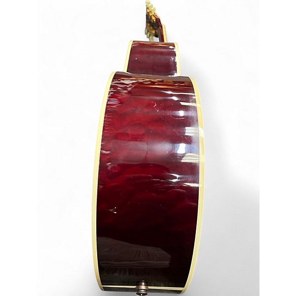 Used Gibson J200M Cherry Acoustic Electric Guitar