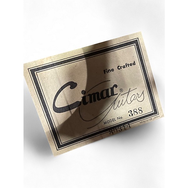 Used Ibanez Cimar 388 Andalusian Natural Flamenco Guitar