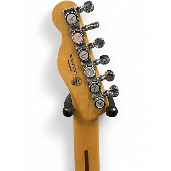 Used Fender Deluxe Nashville Telecaster white Solid Body Electric Guitar