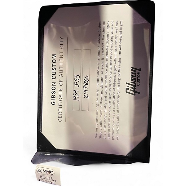 Used Gibson 1939 J-55 Vintage Sunburst Acoustic Guitar