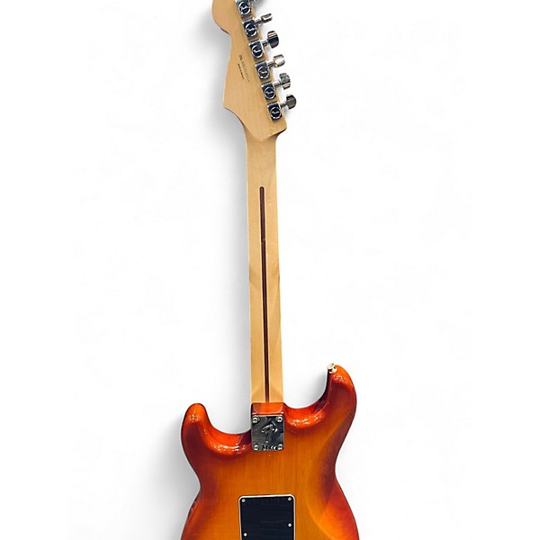 Used Fender PLAYER STRATOCASTER PLUS TOP  Tobacco Sunburst Solid Body Electric Guitar