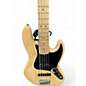 Used Fender American Pro Jazz Bass v Natural Electric Bass Guitar