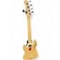 Used Fender American Pro Jazz Bass v Natural Electric Bass Guitar