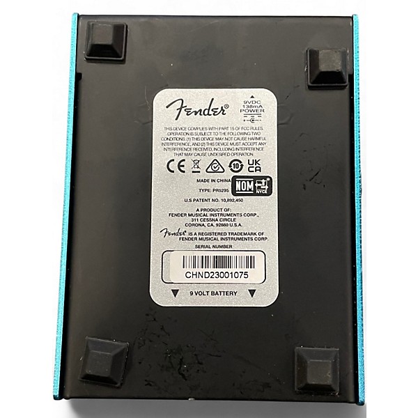 Used Fender MIRROR IMAGE DELAY Effect Pedal