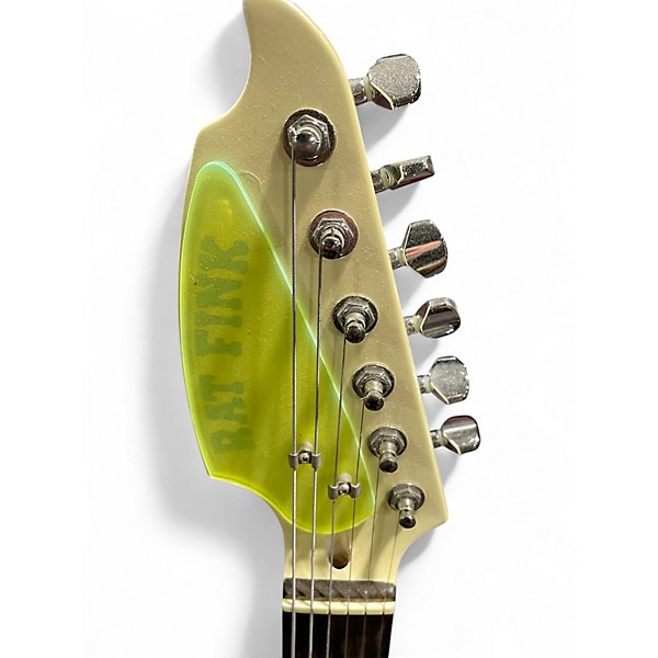 Used Lace RAT FINK ED ROTH WHITE Solid Body Electric Guitar