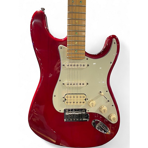 Used Fender American Deluxe Stratocaster Red Solid Body Electric Guitar