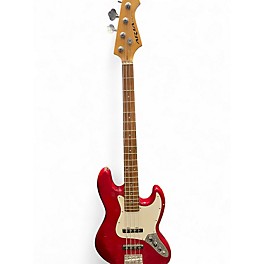Used Aria stb series Candy Apple Red Electric Bass Guitar