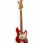 Used Aria stb series Candy Apple Red Electric Bass Guitar thumbnail