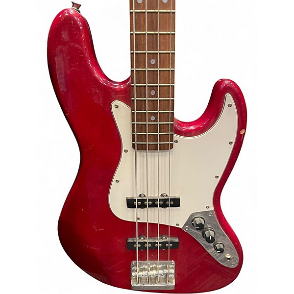 Used Aria stb series Candy Apple Red Electric Bass Guitar