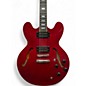 Used Epiphone ES335 Pro Candy Apple Red Hollow Body Electric Guitar