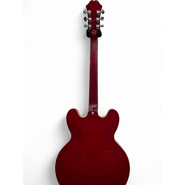 Used Epiphone ES335 Pro Candy Apple Red Hollow Body Electric Guitar