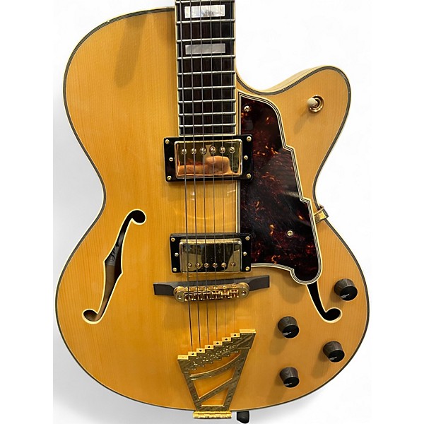 Used D'Angelico EX-DH Natural Hollow Body Electric Guitar
