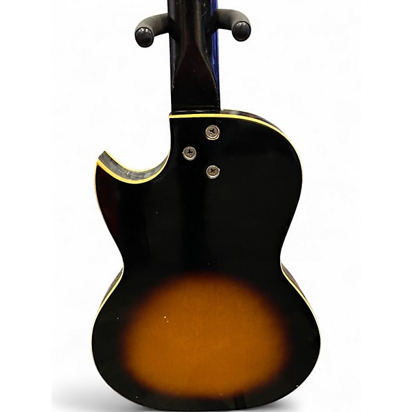 Vintage 1960s Old Kraftsman KAY VALUE LEADER 3 Antique Natural Solid Body Electric Guitar