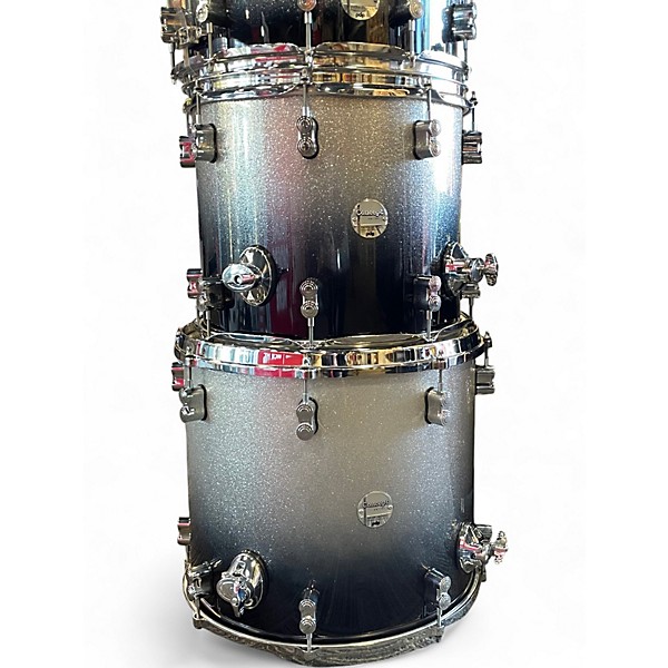 Used PDP by DW 7 Piece Concept Maple Silver to Black Fade Drum Kit