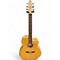 Used Seagull Heart of Wild Cherry CW Mini Jumbo T35 Natural Acoustic Electric Guitar thumbnail