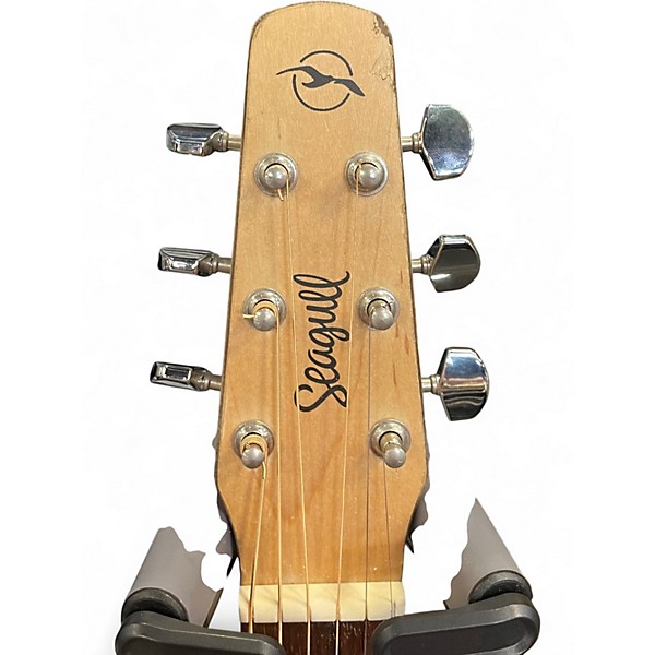 Used Seagull Heart of Wild Cherry CW Mini Jumbo T35 Natural Acoustic Electric Guitar