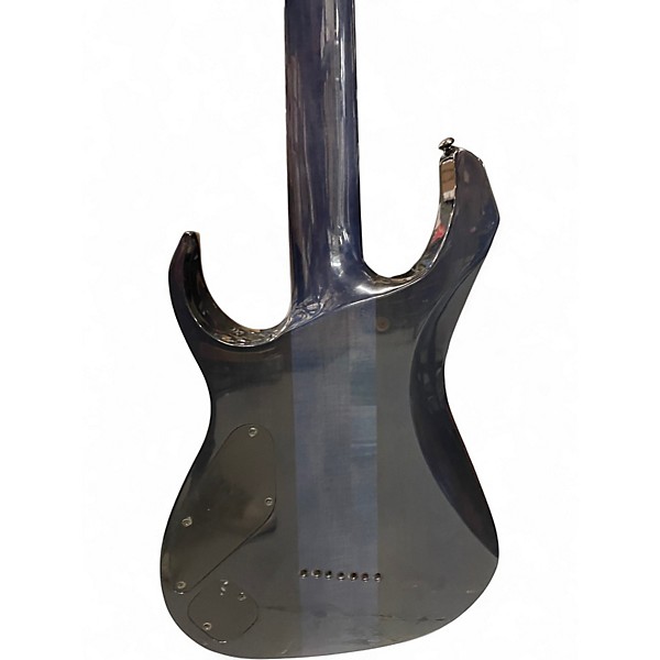 Used Guerilla 7 string solid body Trans Blue Solid Body Electric Guitar