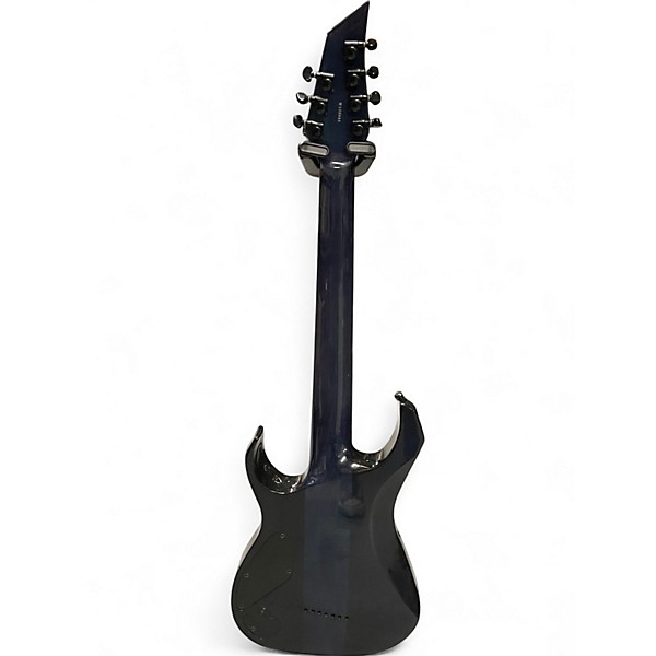 Used Guerilla 7 string solid body Trans Blue Solid Body Electric Guitar