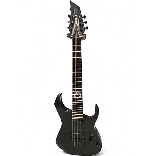 Used Guerilla 7 string solid body Trans Blue Solid Body Electric Guitar