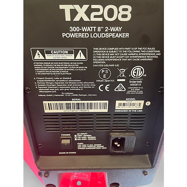 Used Alto TX208 Powered Speaker