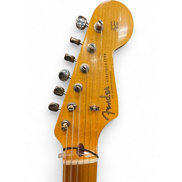 Used Fender CUSTOM SHOP STRATOCASTER Inca Silver Solid Body Electric Guitar