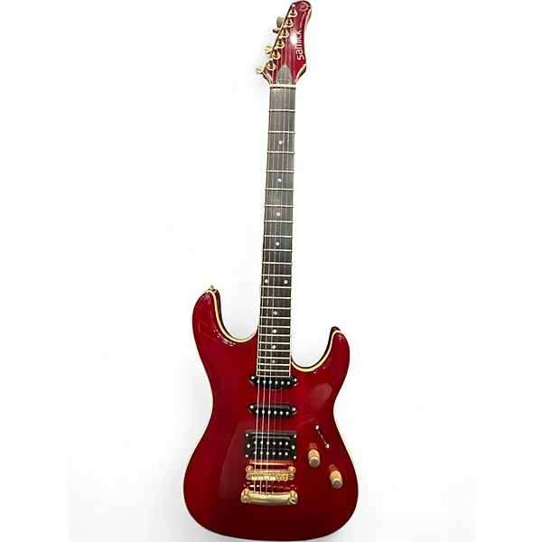 Used Samick SMX3 Red Solid Body Electric Guitar