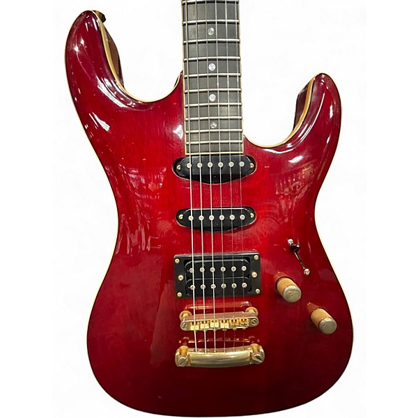 Used Samick SMX3 Red Solid Body Electric Guitar