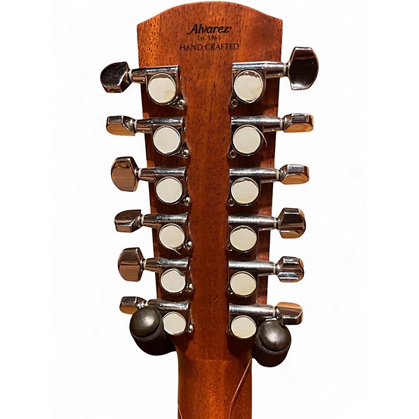 Used Alvarez AD6012CD Artist Series Natural 12 String Acoustic Guitar
