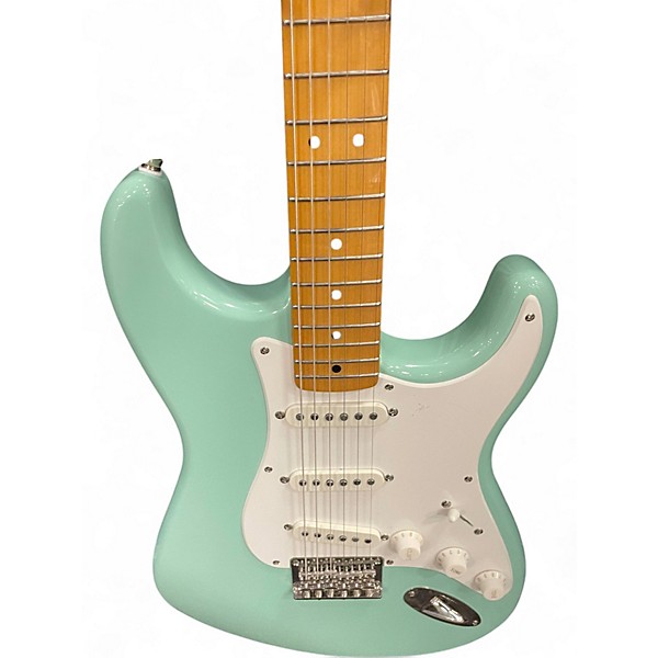 Used Squier Classic Vibe 1950S Stratocaster Blue Solid Body Electric Guitar