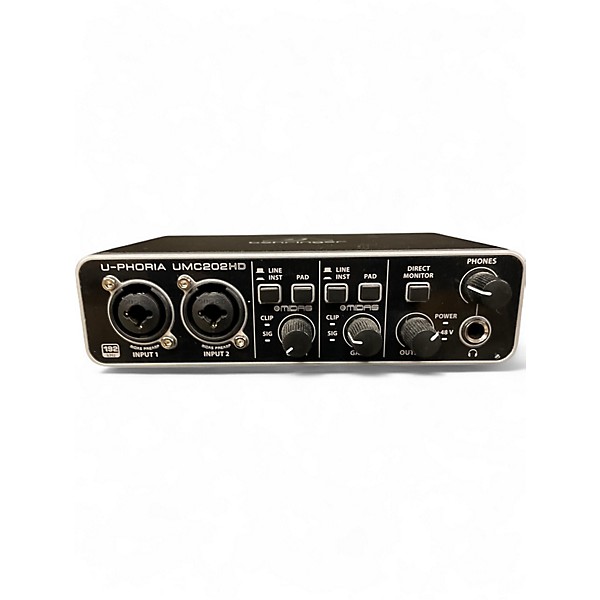 Used Behringer U-Phoria UMC202HD Audio Interface