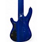 Used Brice 6 STRING Blue Electric Bass Guitar thumbnail
