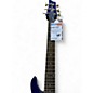 Used Brice 6 STRING Blue Electric Bass Guitar