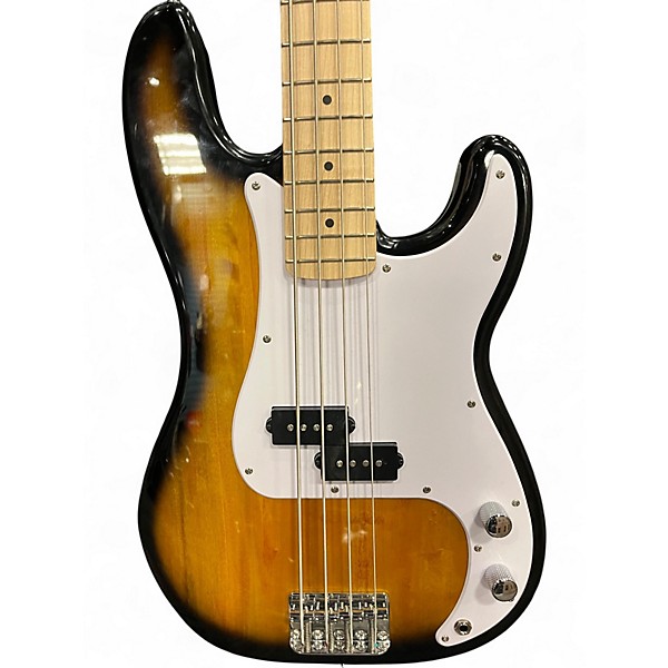 Used 2025 Squier Precision Bass 2 Tone Sunburst Electric Bass Guitar