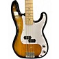 Used 2025 Squier Precision Bass 2 Tone Sunburst Electric Bass Guitar