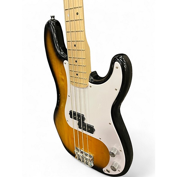 Used 2025 Squier Precision Bass 2 Tone Sunburst Electric Bass Guitar