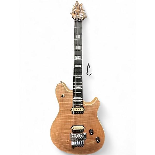Used EVH Wolfgang USA 5A Flame Maple Top Natural Solid Body Electric Guitar