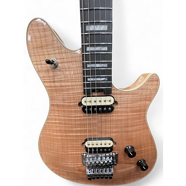 Used EVH Wolfgang USA 5A Flame Maple Top Natural Solid Body Electric Guitar