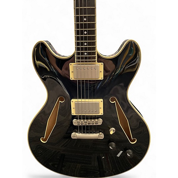 Used D'Angelico EXCEL DC TOUR BLACK Hollow Body Electric Guitar