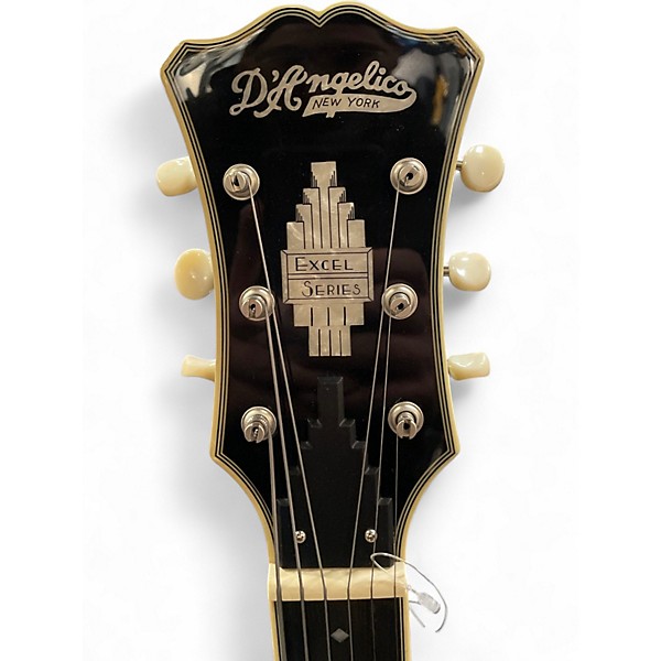 Used D'Angelico EXCEL DC TOUR BLACK Hollow Body Electric Guitar