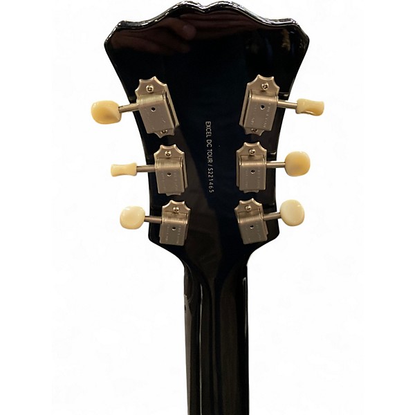 Used D'Angelico EXCEL DC TOUR BLACK Hollow Body Electric Guitar