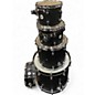 Used DW 5 Piece Design Series Satin Black Drum Kit