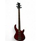 Used Dean Edge 4 String Trans Red Electric Bass Guitar thumbnail