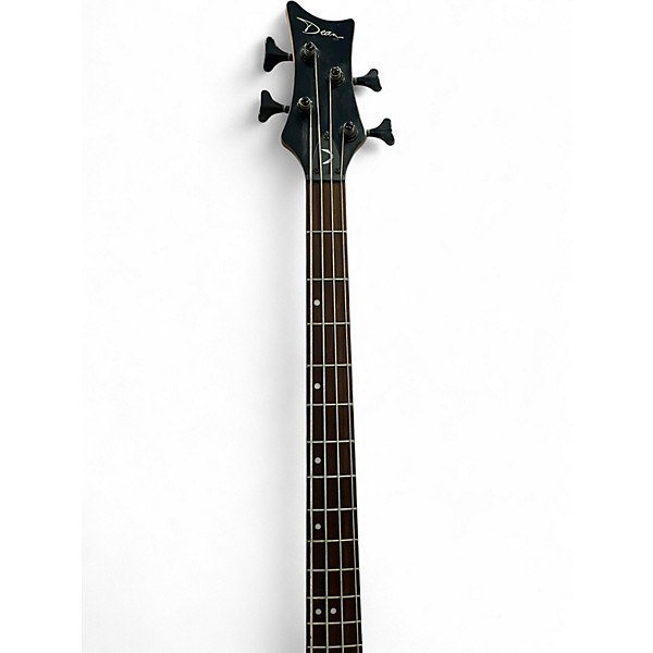 Used Dean Edge 4 String Trans Red Electric Bass Guitar