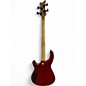 Used Dean Edge 4 String Trans Red Electric Bass Guitar