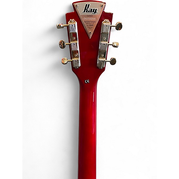 Used Kay Vintage Reissue Guitars K161V Cherry Sunburst Solid Body Electric Guitar