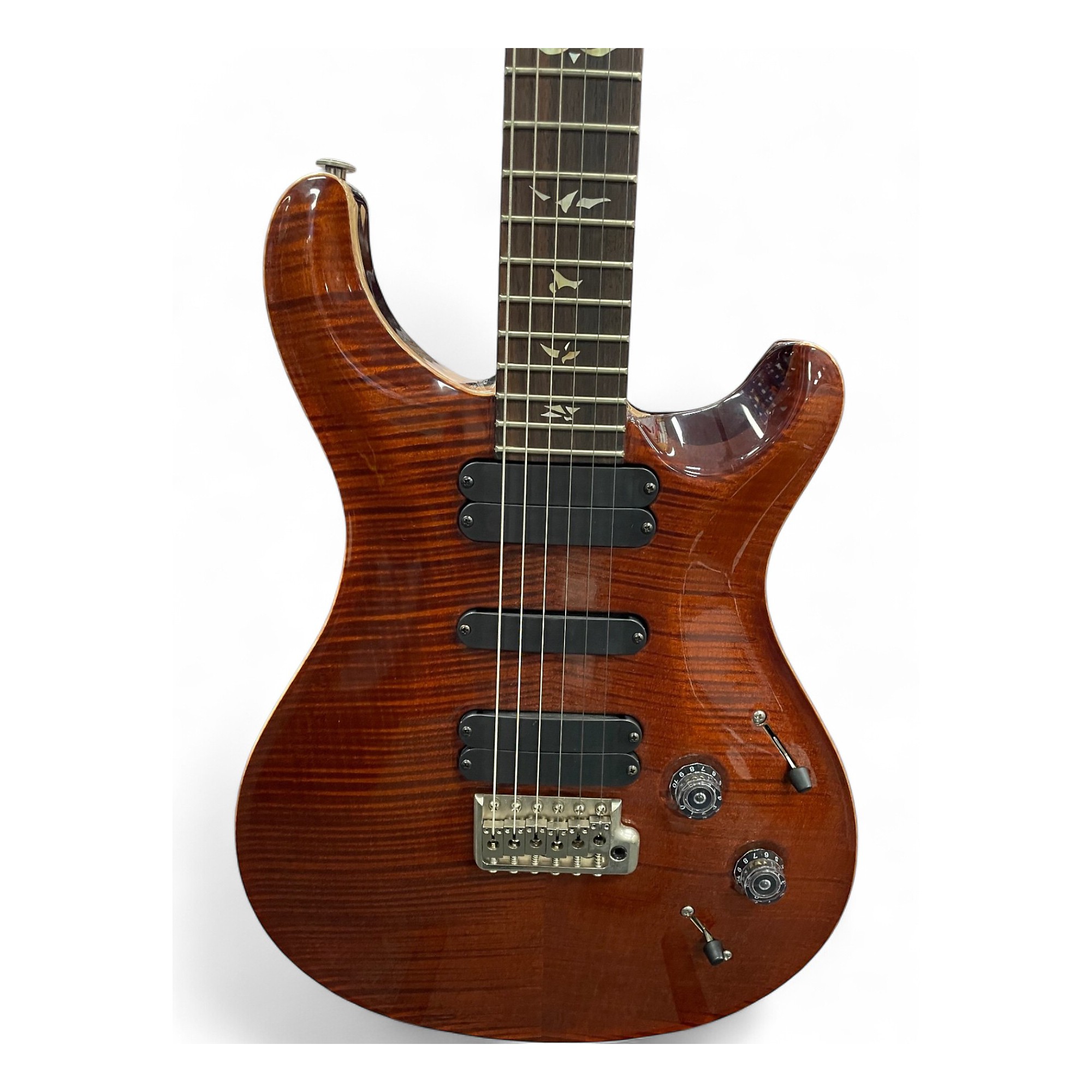 Used PRS 513 10-Top Amber Solid Body Electric Guitar Amber