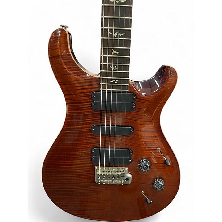 Used PRS 513 10-Top Amber Solid Body Electric Guitar Amber