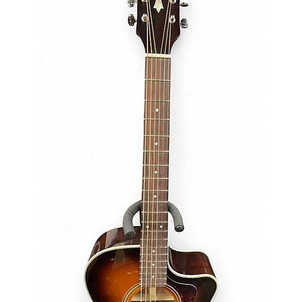 Used Guild OM-140CE Tobacco Sunburst Acoustic Electric Guitar