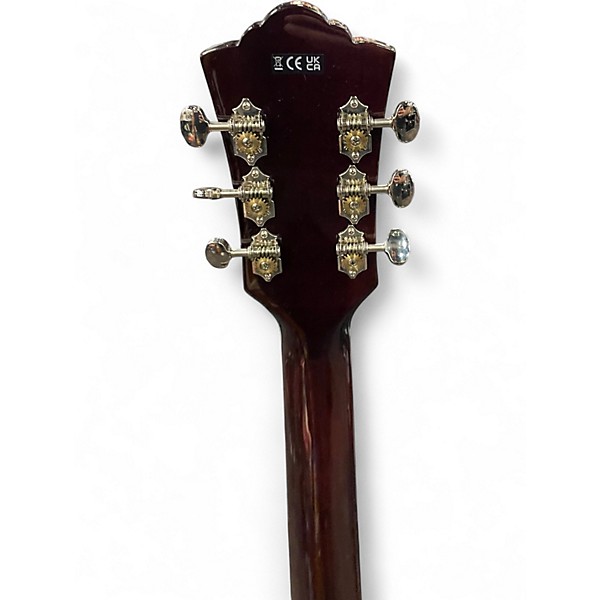 Used Guild OM-140CE Tobacco Sunburst Acoustic Electric Guitar